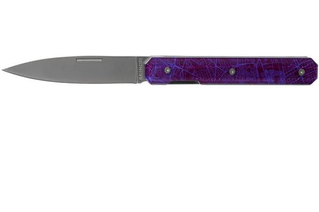 Akinod Utility Folding Knife 18H07 Downtown Purple, Gentleman's Knife 3 Akinod Utility Folding Knife 18H07 Downtown Purple, Gentleman's Knife