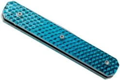Akinod Utility Folding Knife 18H07 Blue Mosaic, Gentleman's Knife -Famous Knife Shop AIA03M00019 04 akinod
