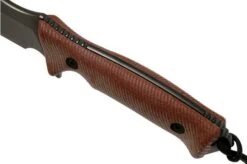 ANV M311 Spelter DLC Elmax, Brown Handle, M311, Black Kydex Sheath, Survival Knife -Famous Knife Shop ANVM311 05 anv knives