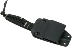 ANV P100 Sleipner, Black Paracord P100-002, Black Kydex Sheath, Neck Knife -Famous Knife Shop ANVP100 002 07 anv knives