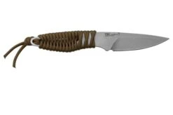 ANV Knives P100 Sleipner, Coyote Paracord, P100-005, Black Kydex Sheath, Neck Knife -Famous Knife Shop ANVP100 005 02 anv