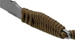 ANV Knives P100 Sleipner, Coyote Paracord, P100-005, Black Kydex Sheath, Neck Knife -Famous Knife Shop ANVP100 005 04 anv