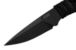 ANV Knives P100 Sleipner Cerakote, Black Paracord, P100-037, Black Kydex Sheath, Neck Knife -Famous Knife Shop ANVP100 037 03 anv