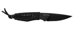 ANV Knives P100 Sleipner Cerakote, Grey Paracord, P100-038, Black Kydex Sheath, Neck Knife -Famous Knife Shop ANVP100 038 02 anv