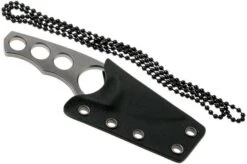 Amare Knives A-Max Stonewashed AM-SW Neck Knife, Uli Hennicke Design -Famous Knife Shop AS AM SW 04 amare knives