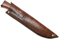 Autine Hunting Knife, Rosewood, Mirror Polish D2, RH Sheath, Hunting Knife -Famous Knife Shop AT HUNTING 07 autine at hunting 07