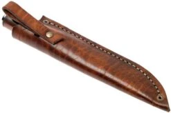 Autine Hunting Knife, Rosewood, Mirror Polish D2, RH Sheath, Hunting Knife -Famous Knife Shop AT HUNTING 08 autine at hunting 08