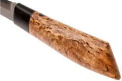 Autine Puukko, Curly Birch, Elmax, Brown RH Sheath -Famous Knife Shop AT PUUKO 04 autine at puuko 04