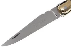 Laguiole En Aubrac Mini Pocket Knife, Buffalo Horn L0207BUL -Famous Knife Shop AUL0207BUL 03 laguiole en aubrac ktaul0207bul 03