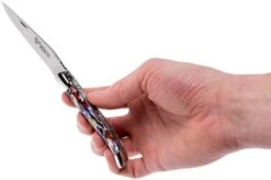 Laguiole En Aubrac 10 Cm Pocket Knife Harlequin Acrylic, L0210ARLI-FSI1 -Famous Knife Shop AUL0210ARLI FSI1 08 laguiole en aubrac aul0210arli fsi1 08