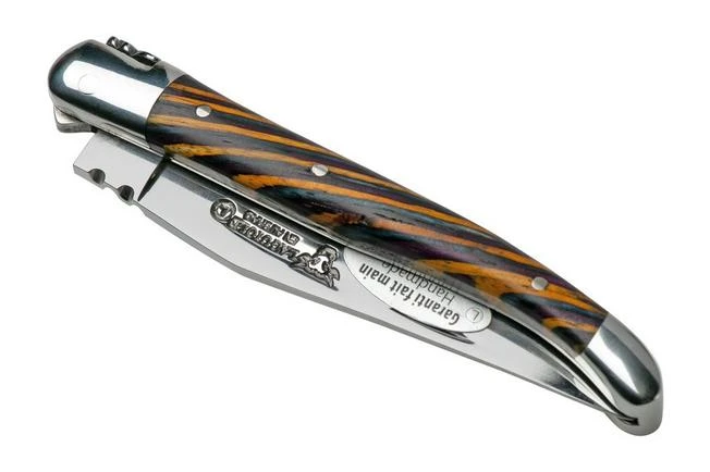 Laguiole En Aubrac Samba Yellow L0210SAJIFSJ1 Samba Wood, Polished, Laguiole Pocket Knife, 10 Cm 6 Laguiole En Aubrac Samba Yellow L0210SAJIFSJ1 Samba Wood, Polished, Laguiole Pocket Knife, 10 Cm - Image 4