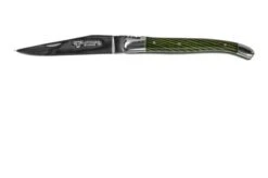 Laguiole En Aubrac Green Samba L0210SAVIFSJ1 Samba Wood, Polished, Laguiole Pocket Knife, 10 Cm