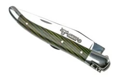 Laguiole En Aubrac Green Samba L0210SAVIFSJ1 Samba Wood, Polished, Laguiole Pocket Knife, 10 Cm -Famous Knife Shop AUL0210SAVIFSJ1 04 laguioleaubrac