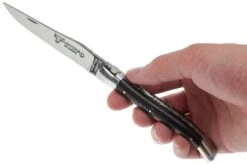 Laguiole En Aubrac HP 12cm Ebony Hand-filed L0212EBH-FSI1 -Famous Knife Shop AUL0212EBH FSI1 07 laguiole en aubrac aul0212ebh fsi1 07