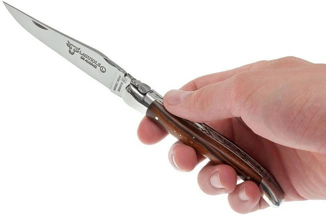 Laguiole En Aubrac HP 12cm Aubrac-wood Hand-filed L0212FEH-FSJ1 9 Laguiole En Aubrac HP 12cm Aubrac-wood Hand-filed L0212FEH-FSJ1 - Image 7