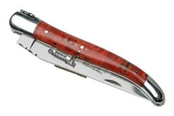 Laguiole En Aubrac Red Poplar Burl L0212LPRIFSJ1 Poplar Wood, Polished, Laguiole Pocket Knife, 12 Cm -Famous Knife Shop AUL0212LPRIFSJ1 04 laguioleaubrac