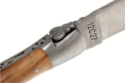 Laguiole En Aubrac Classic 12cm Olive Wood L0212OLI-FSB1 -Famous Knife Shop AUL0212OLI FSB1 04 laguiole en aubrac aul0212oli fsb1 04