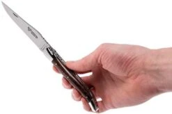 Laguiole En Aubrac Pocket Knife 12 Cm Iroko Wood, L0212ZOI-FSJ1 -Famous Knife Shop AUL0212ZOI FSJ1 08 laguiole en aubrac aul0212zoi fsj1 08