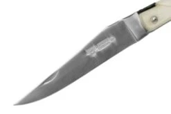 Laguiole En Aubrac Le Perlé 12 Cm L0512OS6J3 Full Handle White Bone -Famous Knife Shop AUL0512OS6J3 03 laguioleaubrac
