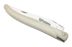 Laguiole En Aubrac Le Perlé 12 Cm L0512OS6J3 Full Handle White Bone -Famous Knife Shop AUL0512OS6J3 04 laguioleaubrac