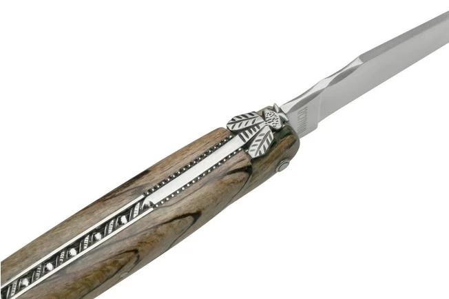 Laguiole En Aubrac Le Perlé 12 Cm L0512WA6J3DB-2 Full Handle Beech Wood 8 Laguiole En Aubrac Le Perlé 12 Cm L0512WA6J3DB-2 Full Handle Beech Wood - Image 6