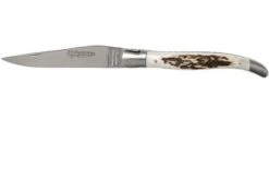 Laguiole En Aubrac 12cm Double Plates, Stag Horn Hand-filed, L0712BCI/FSB1