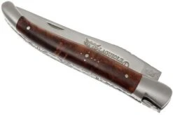 Laguiole En Aubrac 12cm Double Plates, Palissander Hand-filed, L0712LPI-FSB1 -Famous Knife Shop AUL0712LPI FSB1 03 laguiole en aubrac aul0712lpi fsb1 03