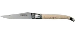 Laguiole En Aubrac 12cm Double Plates, Wavy Maple Hand-filed, L0712EEN1/FSJ1