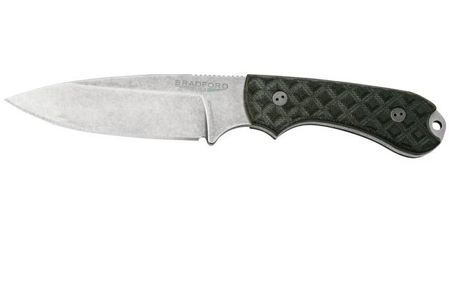 Bradford Knives Guardian 3, 32S-001-MC MagnaCut Sabre Stonewashed, Textured Black G10, Fixed Knife 3 Bradford Knives Guardian 3, 32S-001-MC MagnaCut Sabre Stonewashed, Textured Black G10, Fixed Knife