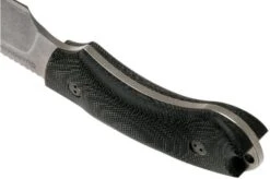 Bradford Guardian 4FE, 3D Black Micarta Guardian 4 M390, Sabre Stonewashed False Edge 4FE-101 -Famous Knife Shop BDK 4FE 101 04 bradford knives