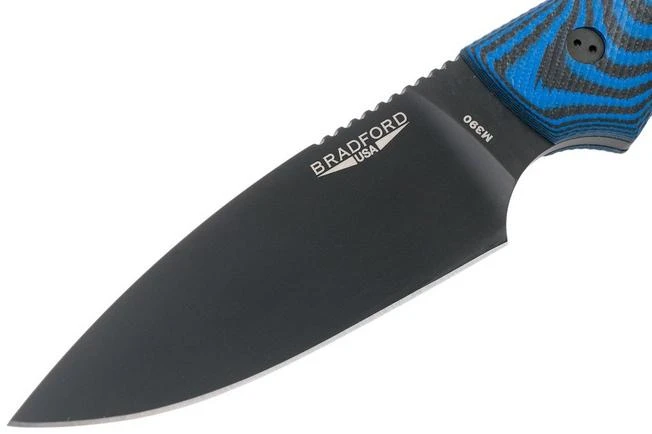 Bradford Guardian 4, 3D Black-Blue G10 Guardian 4 M390, Full Flat Black DLC 4FH-113B-M390 5 Bradford Guardian 4, 3D Black-Blue G10 Guardian 4 M390, Full Flat Black DLC 4FH-113B-M390 - Image 3