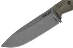 Bradford Guardian 5.5S, 3D OD Green Micarta Guardian 5.5 CPM 3V, Sabre Stonewashed 5.5S-102 -Famous Knife Shop BDK 55S 102 03 bradford knives