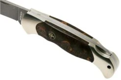Böker Scout Spearpoint Curly Birch Damascus 112202DAM Birch Root Wood, Pocket Knife -Famous Knife Shop BO112202DAM 07 boker