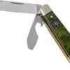 Böker Swell-End Jack Curly Birch Green 112916 Pocket Knife -Famous Knife Shop BO112916 01 boker