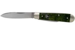 Böker Swell-End Jack Curly Birch Green 112916 Pocket Knife -Famous Knife Shop BO112916 03 boker