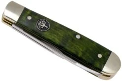 Böker Swell-End Jack Curly Birch Green 112916 Pocket Knife -Famous Knife Shop BO112916 04 boker