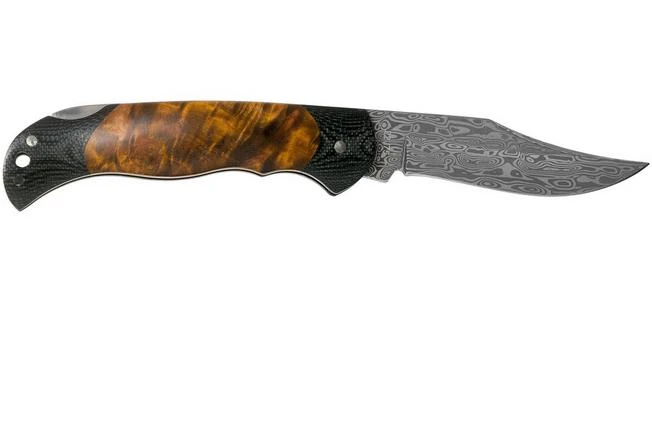 Böker Junior Scout Lightweight Curly Birch Brown 117119DAM Pocket Knife 4 Böker Junior Scout Lightweight Curly Birch Brown 117119DAM Pocket Knife - Image 2