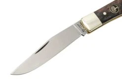 Böker Trapper Bone Buckskin 119949 Slipjoint Pocket Knife -Famous Knife Shop BO119949 03 boker