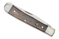 Böker Trapper Bone Buckskin 119949 Slipjoint Pocket Knife -Famous Knife Shop BO119949 06 boker