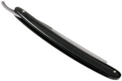 Böker Manufaktur Bicycle Race, Black Synthetic 140223 Straight Razor -Famous Knife Shop BO140223 04 boker