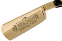 Böker Manufaktur Waldorf 24 Karat Gold 5/8" Straight Razor 140321 -Famous Knife Shop BO140321 03 boker bo140321 03 1