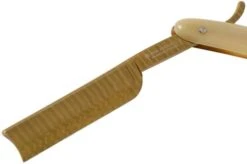 Böker Manufaktur Damascus Horn Straight Razor 140524DAM -Famous Knife Shop BO140524DAM 03 boker