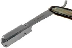 Böker Pro Barberette Artificial Horn 140908 Shavette -Famous Knife Shop BO140908 03 boker