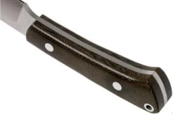 Bark River Highland Special A2, Green Canvas Micarta Outdoor Knife -Famous Knife Shop BRK01 131GNC 04 bark river