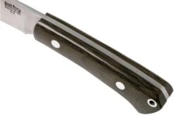Bark River Highland Special A2, Green Canvas Micarta Outdoor Knife -Famous Knife Shop BRK01 131GNC 05 bark river