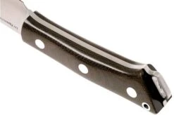 Bark River Fox River II LT CPM 3V, Green Canvas Micarta -Famous Knife Shop BRK01 224GNC 04 bark river brk01 224gnc 04