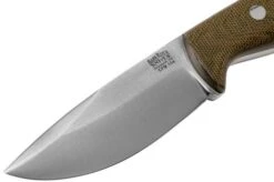 Bark River North Country EDC CPM 154, Green Canvas Micarta -Famous Knife Shop BRK02 054GCM 03 bark river knives