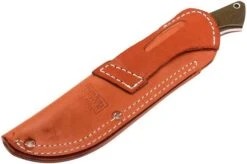 Bark River Classic Drop Point Hunter CPM 3V, Green Canvas Micarta, Red Liners -Famous Knife Shop BRK02 135GNCRL 08 bark river brk02 135gncrl 08