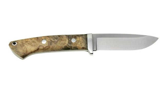 Bark River Classic Drop Point Hunter CPM S45VN Buckeye Burl, Fixed Knife 4 Bark River Classic Drop Point Hunter CPM S45VN Buckeye Burl, Fixed Knife - Image 2