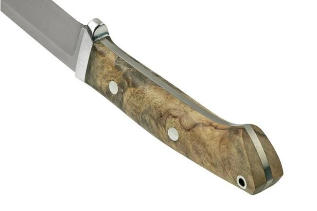 Bark River Classic Drop Point Hunter CPM S45VN Buckeye Burl, Fixed Knife 6 Bark River Classic Drop Point Hunter CPM S45VN Buckeye Burl, Fixed Knife - Image 4